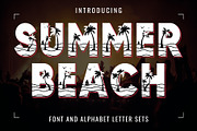Summer Beach Font, a Symbol Font by Font Craft Studio (Thumbnail 1 of 9)
