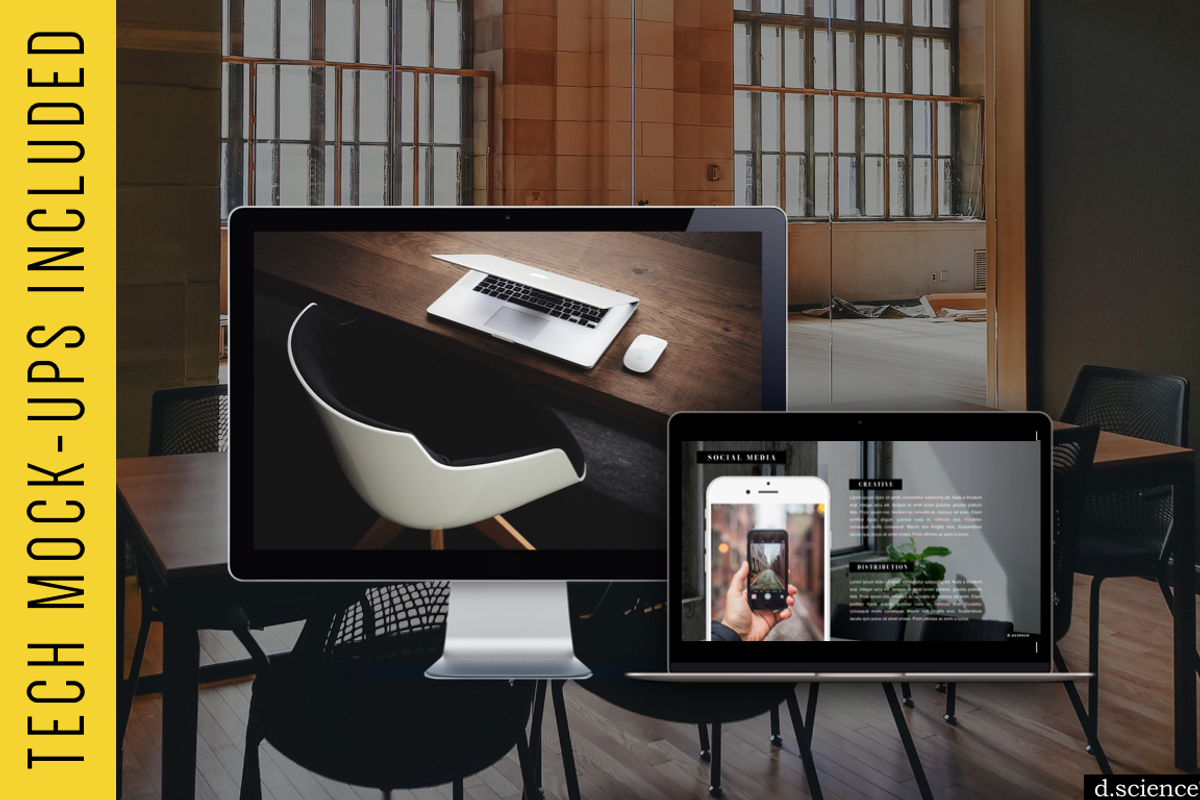 Creative Agency Pitch Deck Template, a Presentation Template by Template Monkey @dscience (Photo 9 of 15)