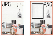 Kids Room Wall/Frame Mock Up 3, a Print Template by Whimsicality (Thumbnail 3 of 3)