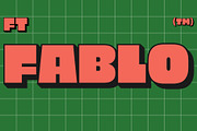 FT FABLO | SHADOW FONT, a Sans Serif Font by Fateh.Lab (Thumbnail 1 of 15)