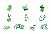 Sustainability Doodle Icon, an Illustration by SLAB! Design (Thumbnail 2 of 3)