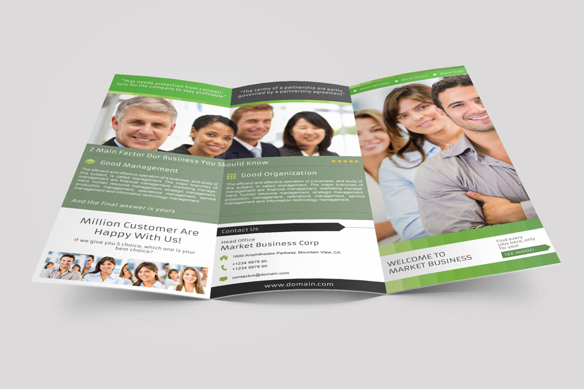 Business Marketing Trifold Brochure, a Brochure Template by Affantjie Photowork (Photo 3 of 5)