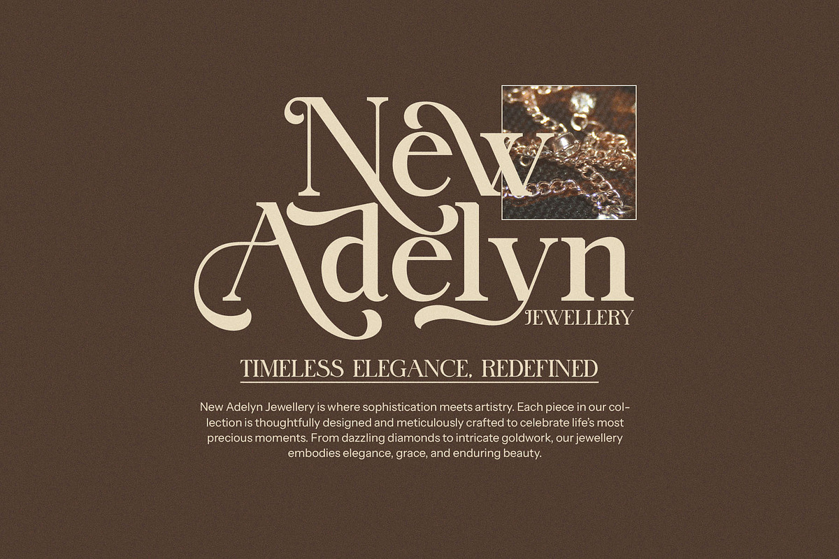 Ramita Johns Stylish Serif Font, a Serif Font by Perfectype (Photo 3 of 8)