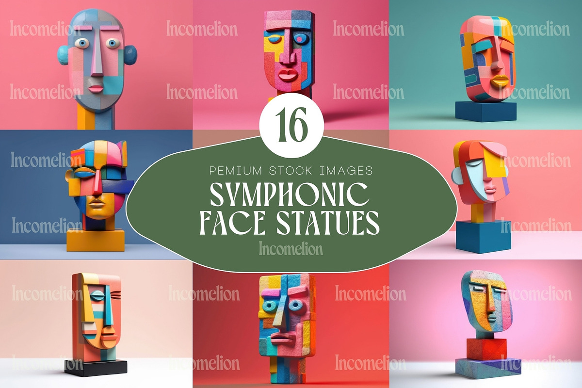 16 Picasso Statue Illustration, a Person Illustration by Incomelion (Photo 1 of 6)
