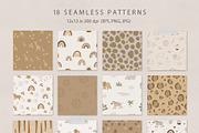 SAFARI ANIMALS clipart and patterns, an Animal Illustration by polikarpovaart (Thumbnail 7 of 12)
