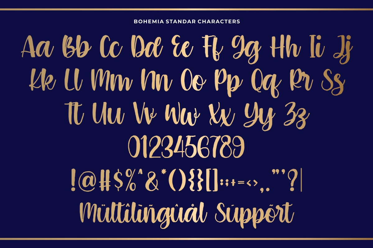 Bohemia - Modern Handlettering preview 5