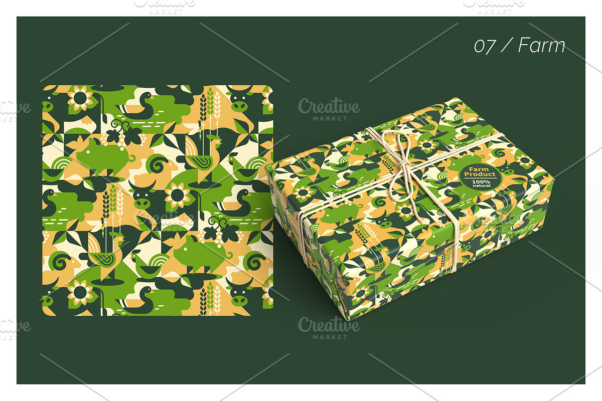 10 Seamless Animal Patterns, a Pattern Graphic by Alexey Boychenko (Photo 7 of 10)