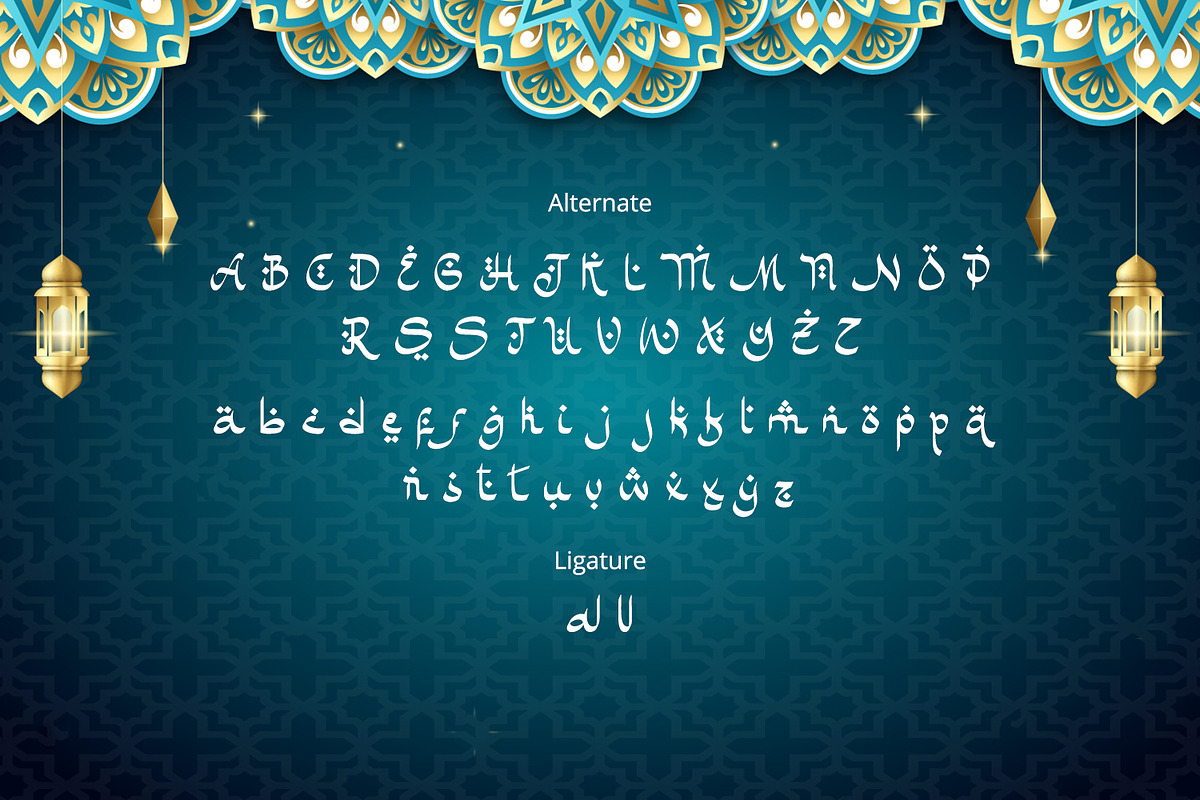 Miracle Ramadhan - Arabic Style Font, a Handwritten Font by Alpaprana (Photo 6 of 7)