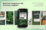 Editable Plant Canva Story Template, a Social Media Template by Snapybiz (Thumbnail 10 of 11)