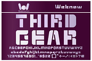 Extra Machine font, a Font by weknow (Thumbnail 2 of 5)