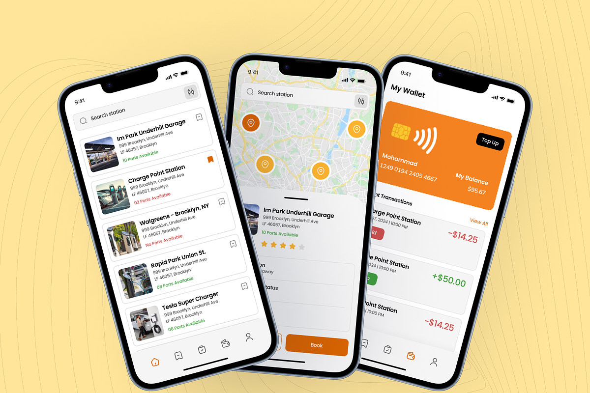 Charging Line - EV Charging Station, an UI Kit Template by Digibulbo (Photo 5 of 8)