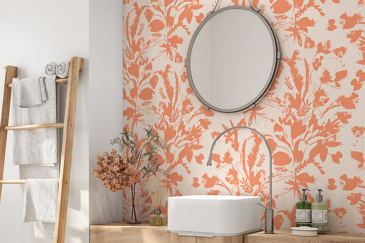 Summer Artistic Flowers, a Wallpaper Graphic by MalyskaStudio (Photo 5 of 5)