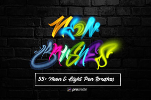55+ Procreate Neon Procreate Brushes