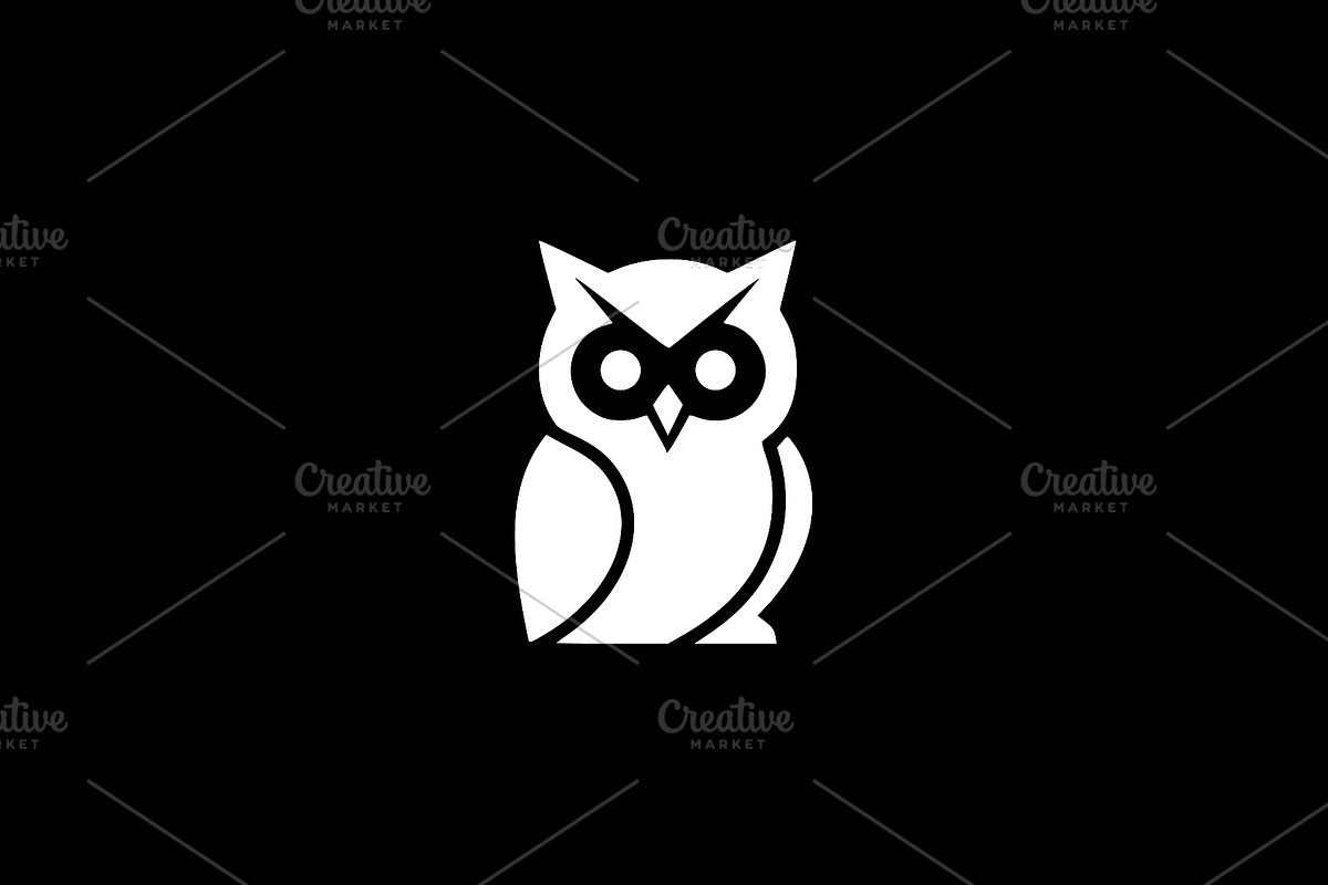 Elegant Owl Silhouette Vector, an Animal Illustration by Vectorium Studio (Photo 2 of 4)