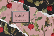 RADISH, a Pattern Graphic by PASHKOVA (Thumbnail 1 of 9)