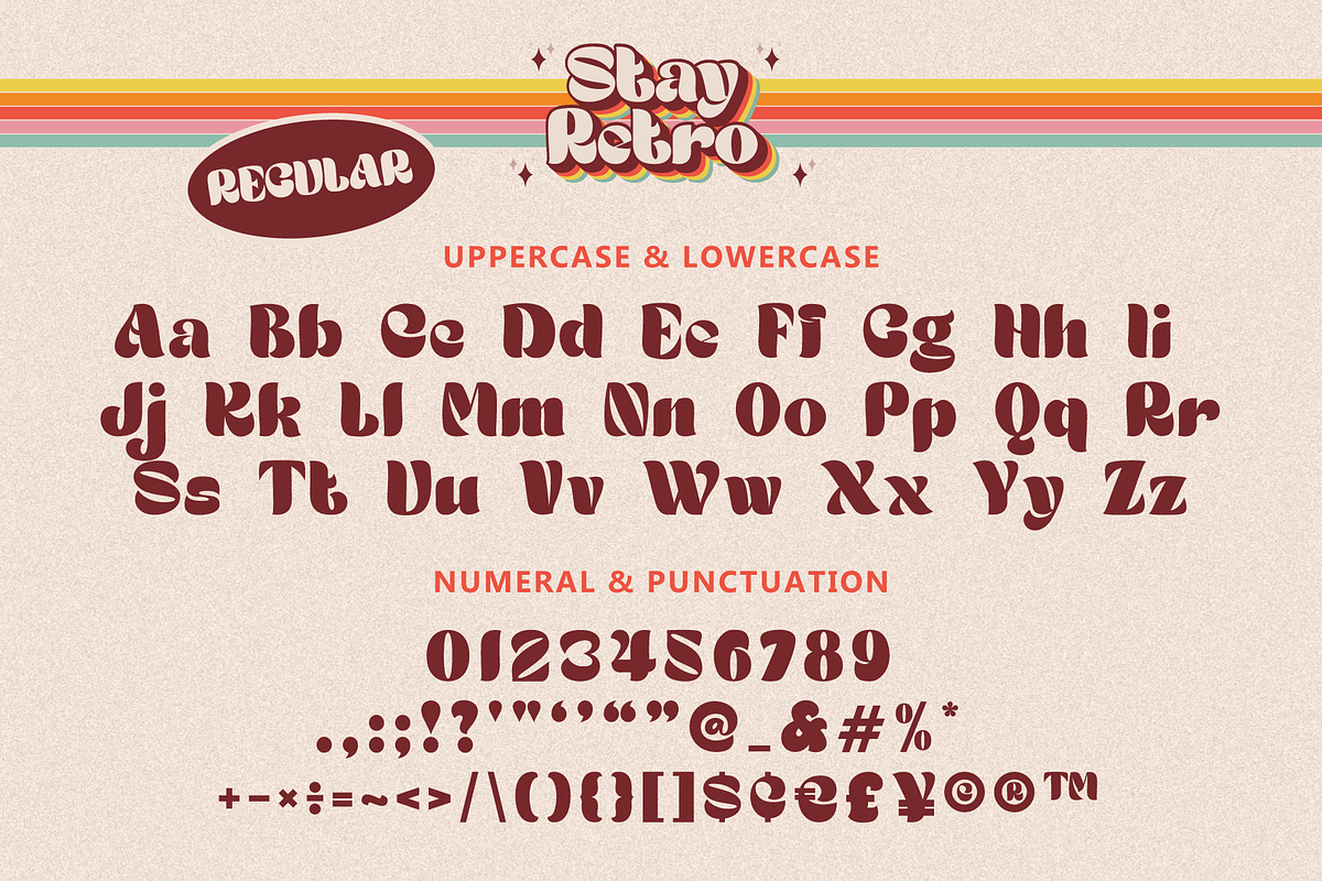 Stay Retro font, a Handwritten Font by KengGraphic (Photo 8 of 10)
