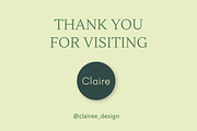 Green Skincare Instagram Creator Kit, a Social Media Template by Clairee Design Studio (Thumbnail 7 of 7)