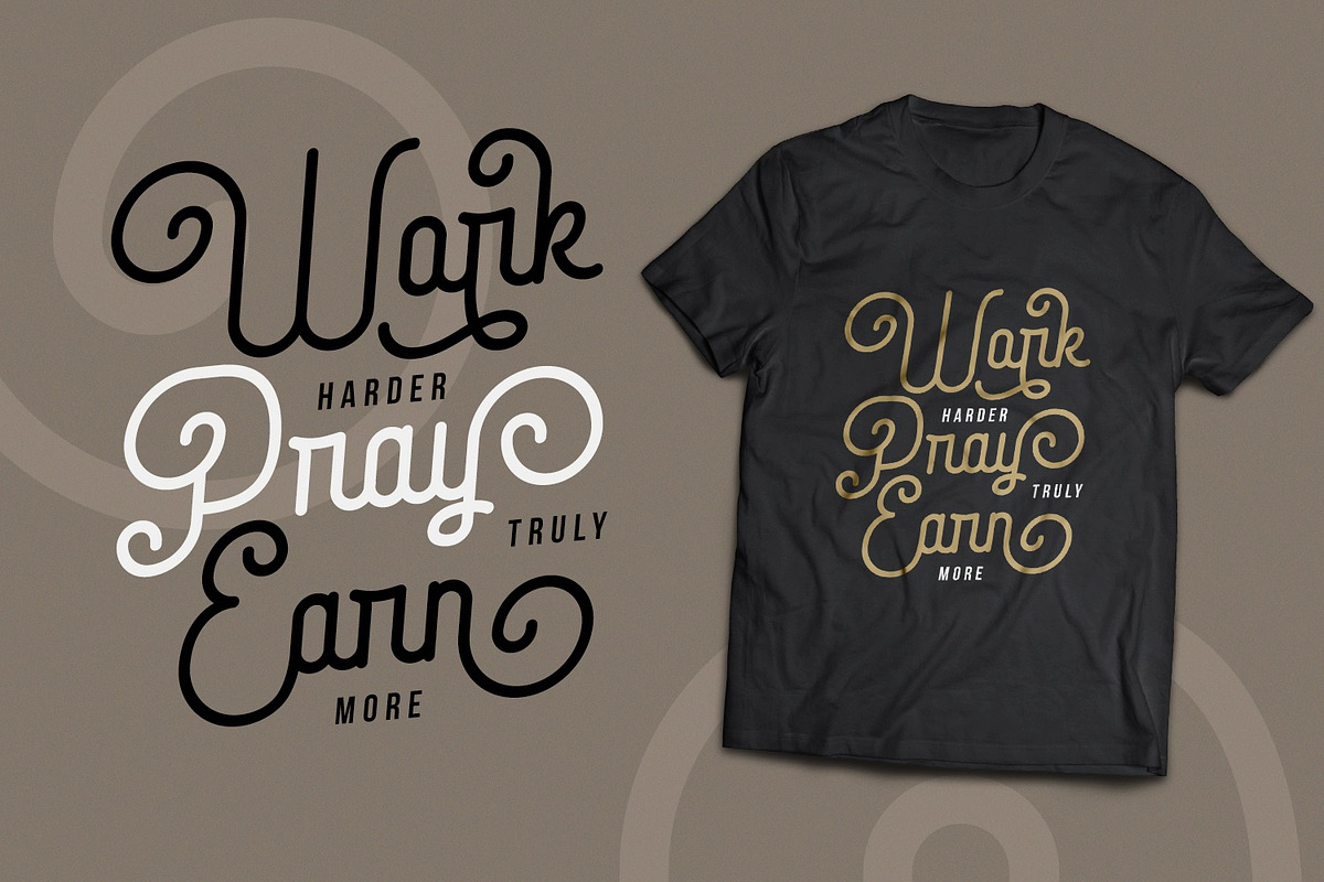 Coklat Sunda - The Monoline Font preview 2