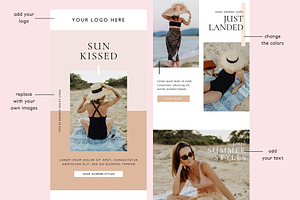 Neutral Boho Fashion Email Template