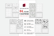 # 2027–2030 Calendar Template Bundle, a Stationery Template by MNT-Creator (Thumbnail 1 of 7)