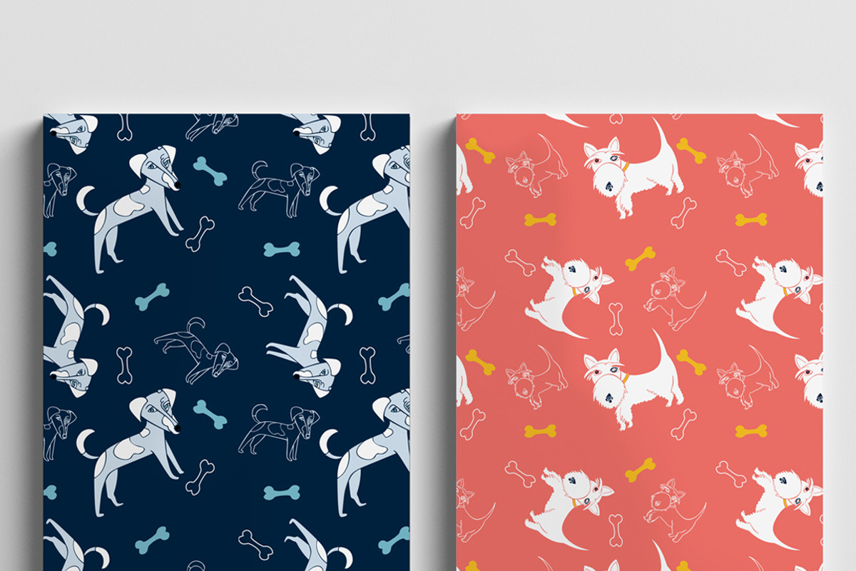 Dogs pattern, a Pattern Graphic by astashovadesign (Photo 9 of 10)