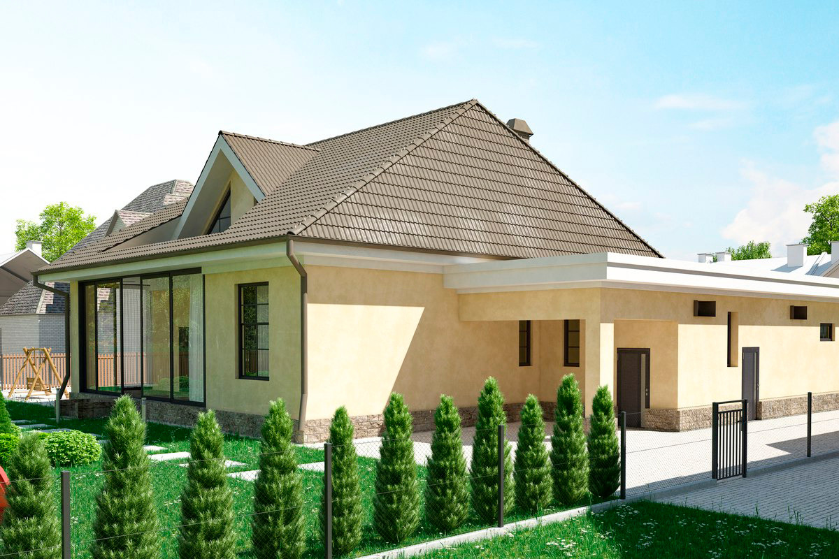 House with attic, an Architecture 3D Model by profdesign (Photo 4 of 18)