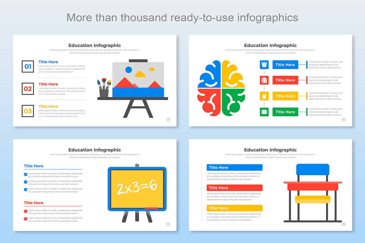 Education Infographic Google Slide, a Templates & Theme by Mighty-Slide (Photo 6 of 8)