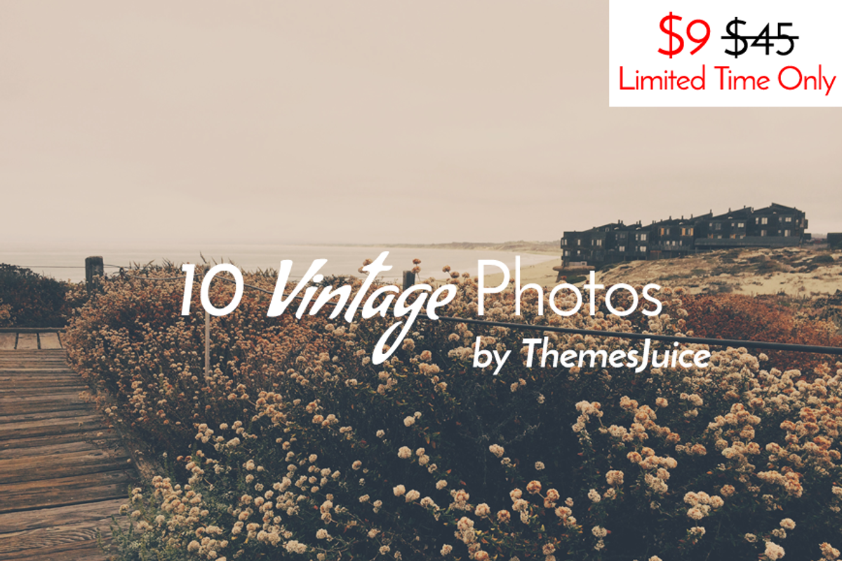 Set 10 Vintage Photos - Vol 1, a Templates & Theme by ThemesJuice (Photo 1 of 6)