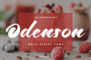 Odenson, a Script Font by edukka (Thumbnail 1 of 10)