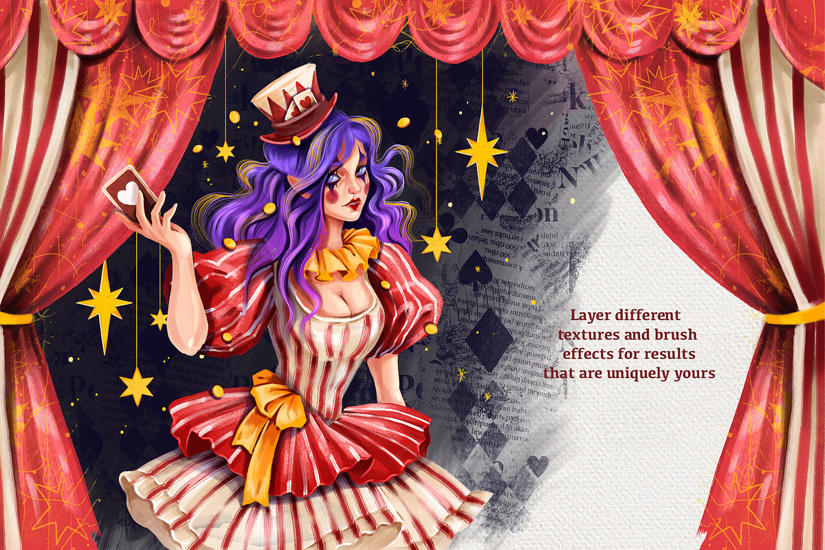 ULTIMATE WET & DRY PROCREATE BRUSHES, a Brush Add-On by AlexandraArt (Photo 10 of 11)