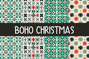 Boho Christmas Geometric Patterns