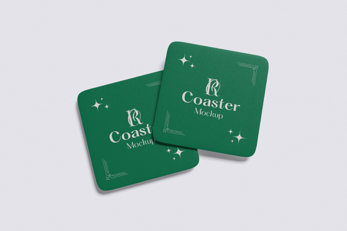 COASTER MOCKUP, an Advertising Mockup by xavier_studio (Photo 4 of 5)