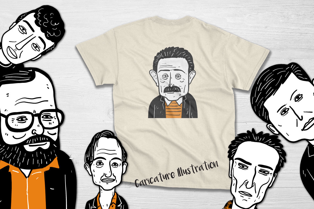 Hand drawn diverse faces, a Person Illustration by Huza Studio (Photo 3 of 8)
