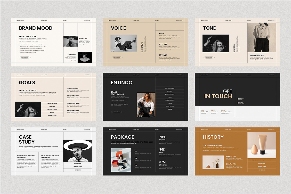 Brand Strategy Presentation Template, a Presentation Template by Cleffon_Graphic_Studio (Photo 4 of 4)