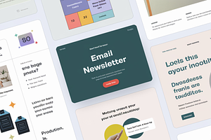 9 Email Newsletter Templates Bundle