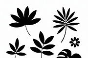 collection tropical leaf silhouette, an Illustration by Amazin_art (Thumbnail 3 of 21)
