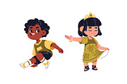 Cute, happy kids dance set, a Person Illustration by PaperTrident (Thumbnail 4 of 6)