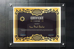 Certificate Word | PSD | AI, a Templates & Theme by Curve Design