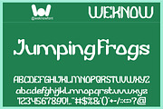 Jumping Frog, a Handwritten Font by weknow (Thumbnail 1 of 8)
