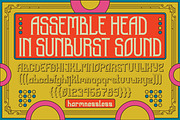 Sunblast Display Typeface, a Font by HARMNESSLESS (Thumbnail 5 of 8)