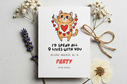 Valentine Cat PNG Bundle, a Graphic by GlitterCraft (Thumbnail 60 of 101)