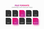 2400+ Pixel Perfect Icons, an Outline Icon by P.F. Creative Lab (Thumbnail 4 of 6)