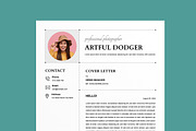 Resume Template Design Layout, a Resume Template by MightyDesign (Thumbnail 4 of 8)