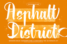 Asphalt District Modern Handwritten