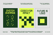 Octa Meatrix Techno Typeface Font, a Sans Serif Font by Rasio Studio (Thumbnail 5 of 7)