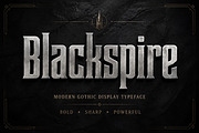 Blackspire – Modern Gothic Typeface, a Blackletter Font by Wow Magic (Thumbnail 1 of 4)