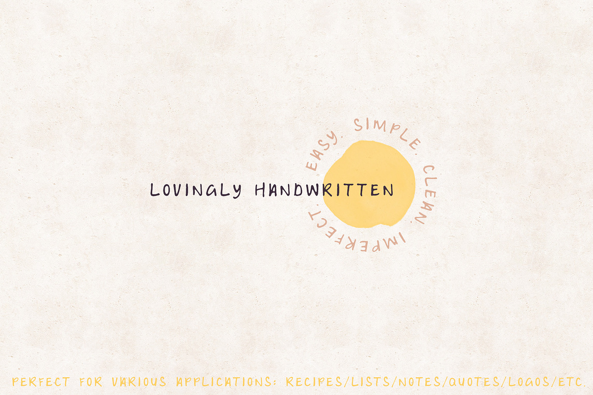 Grocery List: A Handwritten Font preview 2