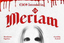 CS Meriam – Blackletter Font