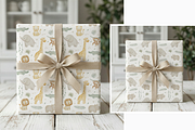 Jungle Safari Animals Watercolor Set, a Pattern Graphic by tetiartline (Thumbnail 4 of 10)