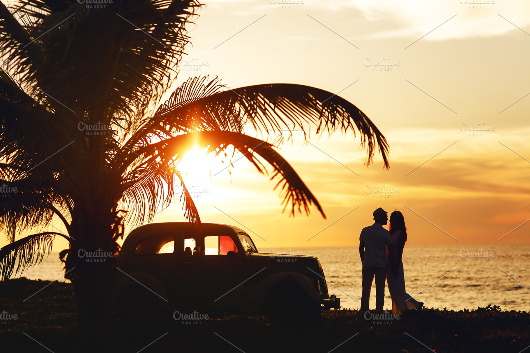 Newlyweds and ocean, a Person Photo by IvashStudio